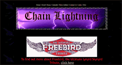Desktop Screenshot of chainlightningband.com